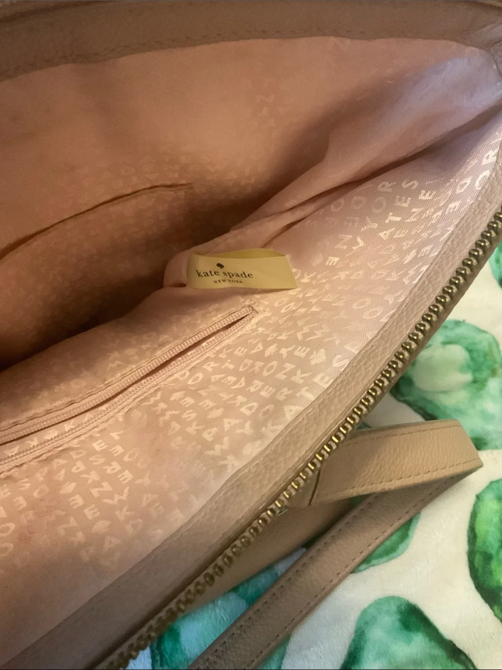 Kate Spade baby pink tote